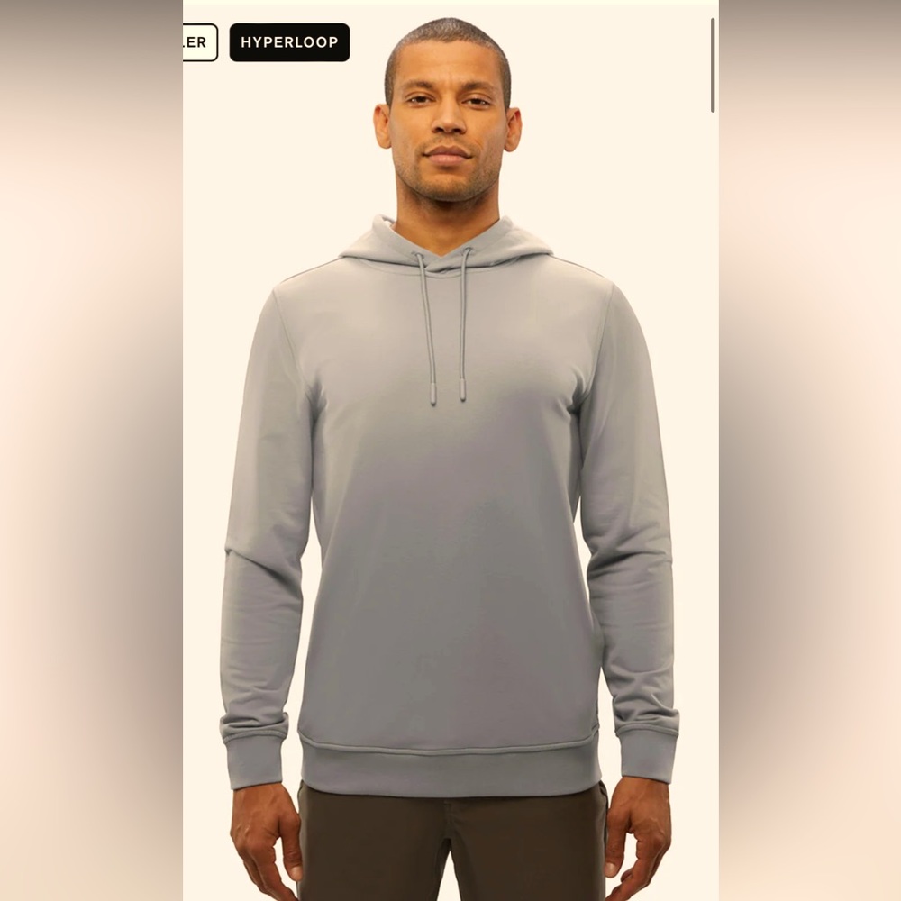X CUTS Hyperloop Hoodie Sweatshirt - Stratus Grey - Sz L $119